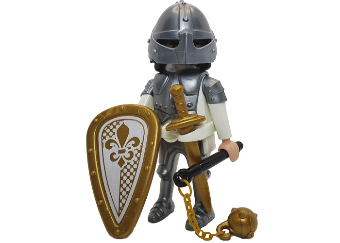 Artículo de Playmobil, Caballero Blanco con armas
