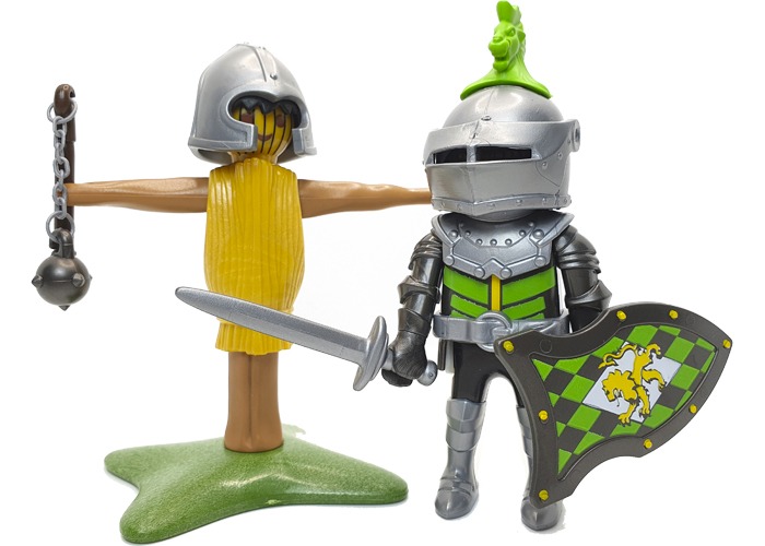 Artículo de Playmobil, Caballero con estafermo