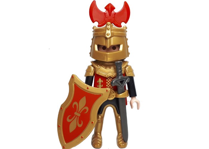 Artículo de Playmobil, Caballero Flor Lys Dorado