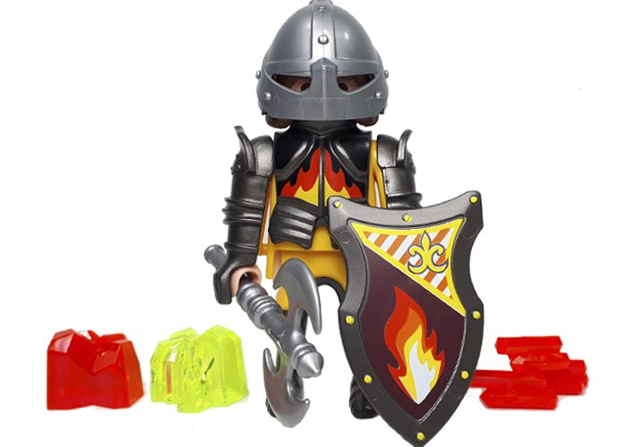 Artículo de Playmobil, Caballero Fuego Medieval