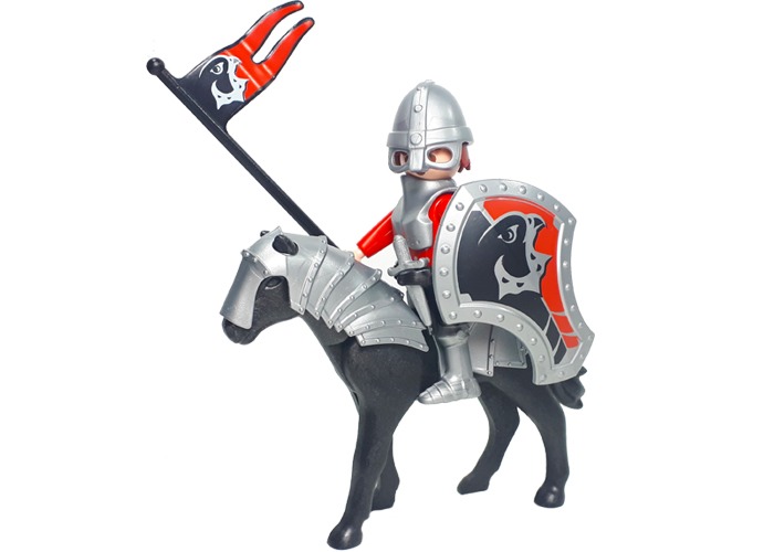 Artículo de Playmobil, Caballero Halcon con caballo