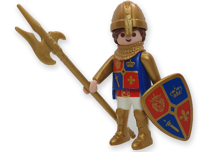 Artículo de Playmobil, Caballero Medieval del Leon Dorado