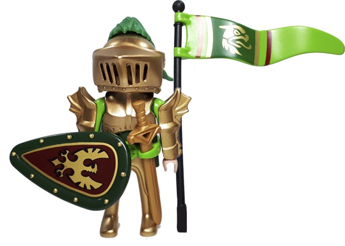 Artículo de Playmobil, Caballero medieval dorado