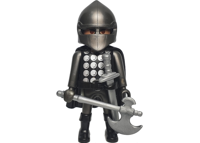 Artículo de Playmobil, Caballero Negro con hacha