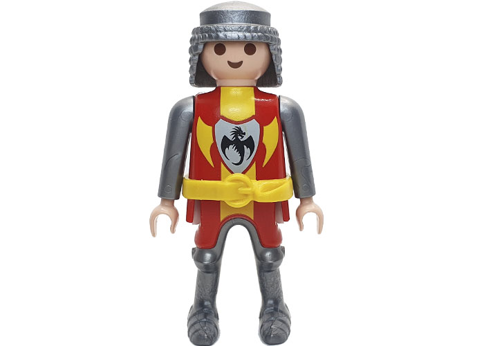 Artículo de Playmobil, Caballero Rojo y amarillo basico