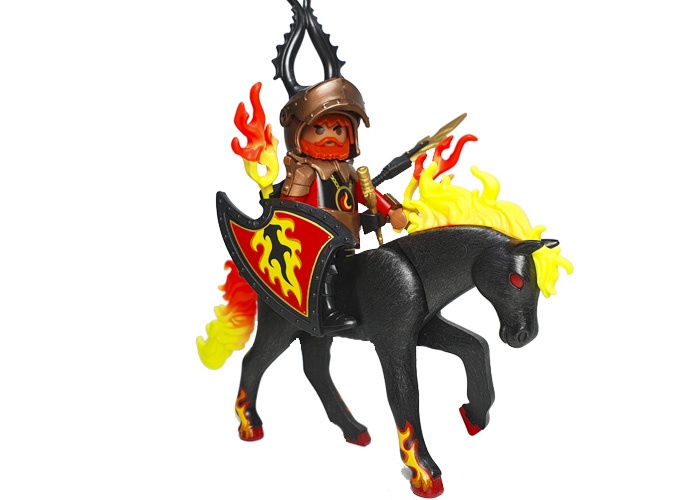 Artículo de Playmobil, Caballo de fuego con jinete