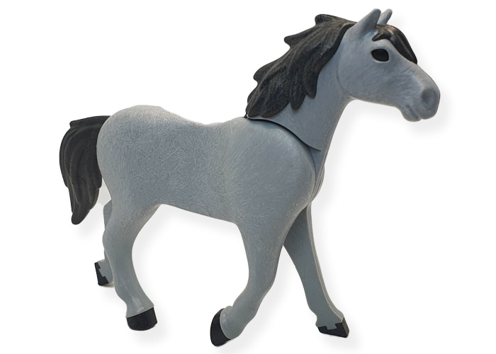 Artículo de Playmobil, Caballo Gris 3a Gen