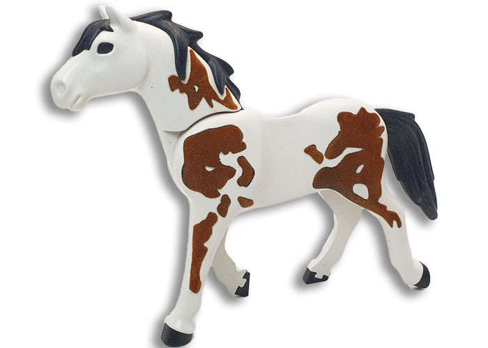 Artículo de Playmobil, Caballo Manchas Flocado