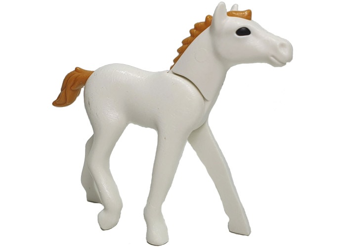Artículo de Playmobil, Caballo Potro Blanco