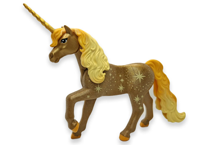 Artículo de Playmobil, Caballo Unicornio Dorado