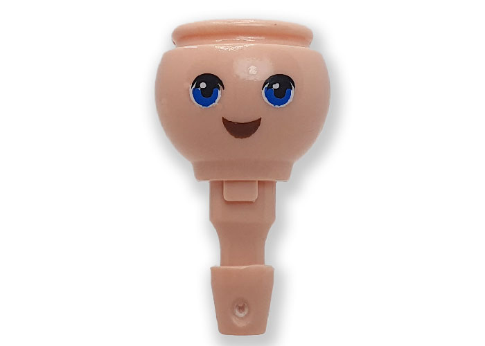 Artículo de Playmobil, cabeza ojos azules