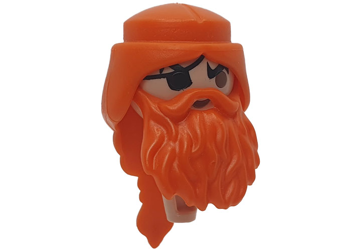 Artículo de Playmobil, Cabeza Pirata barbarroja