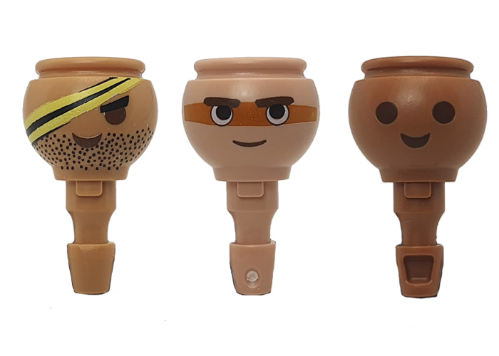 Artículo de Playmobil, Cabezas Variadas pack (x3)