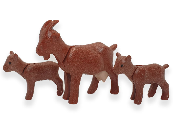 Artículo de Playmobil, Cabra adulta con crías