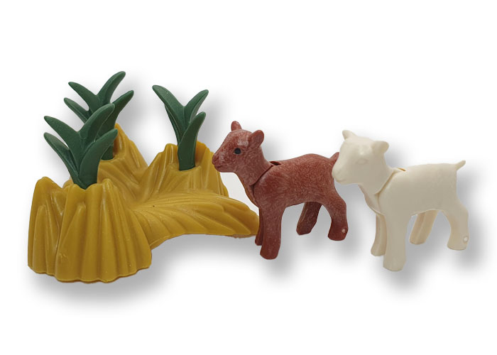 Artículo de Playmobil, Cabritas crías con hierbas