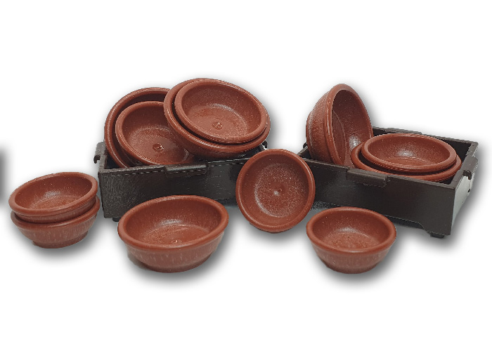 Artículo de Playmobil, Caja con platos de barro