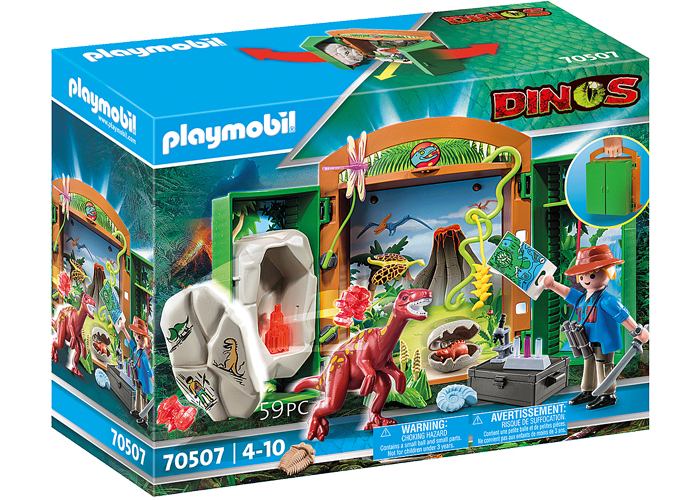 Artículo de Playmobil, Caja de Juegos Investigadores de dinosaurios