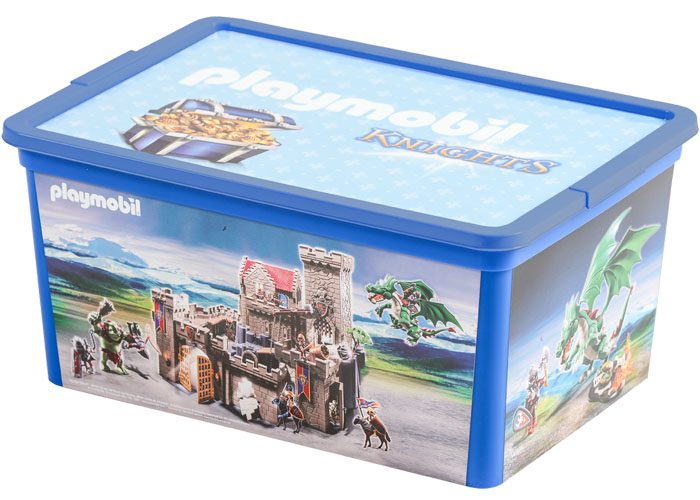 Artículo de Playmobil, Caja ordenación 12L Caballeros