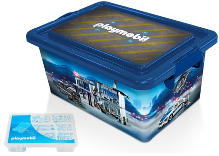 Artículo de Playmobil, Caja ordenación 23L Policías