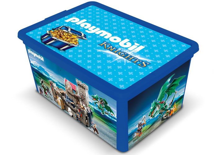 Artículo de Playmobil, Caja ordenación 6L Caballeros