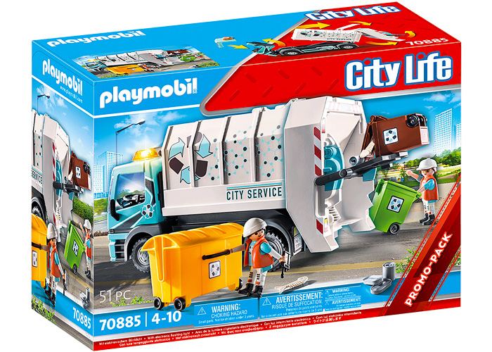 Artículo de Playmobil, Camión de Basura con luces
