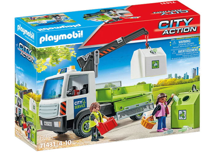 Artículo de Playmobil, Camión de residuos con contenedor