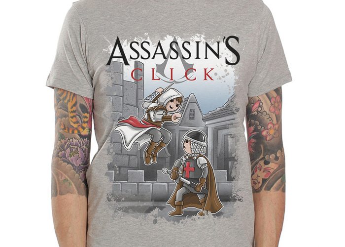 Artículo de Playmobil, Camiseta Assassin´s Click Talla L