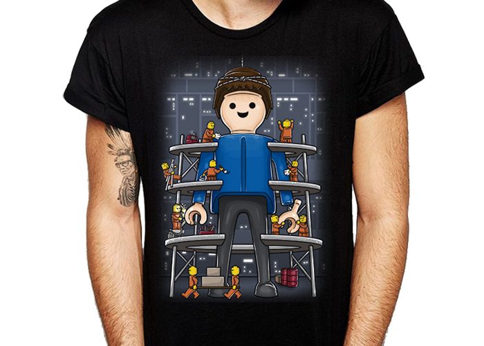 Artículo de Playmobil, Camiseta Click Factory Talla XL Chico