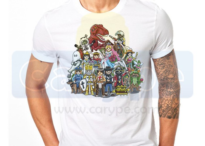 Artículo de Playmobil, Camiseta Tematicas Coleccionista Chico Talla XL