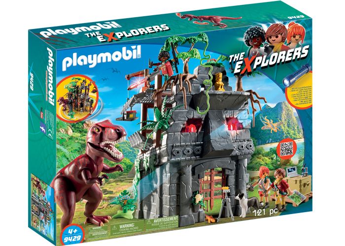 Artículo de Playmobil, Campamento base con T-Rex