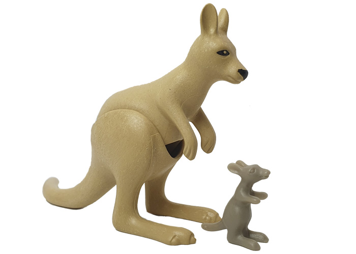 Artículo de Playmobil, Canguro con cría