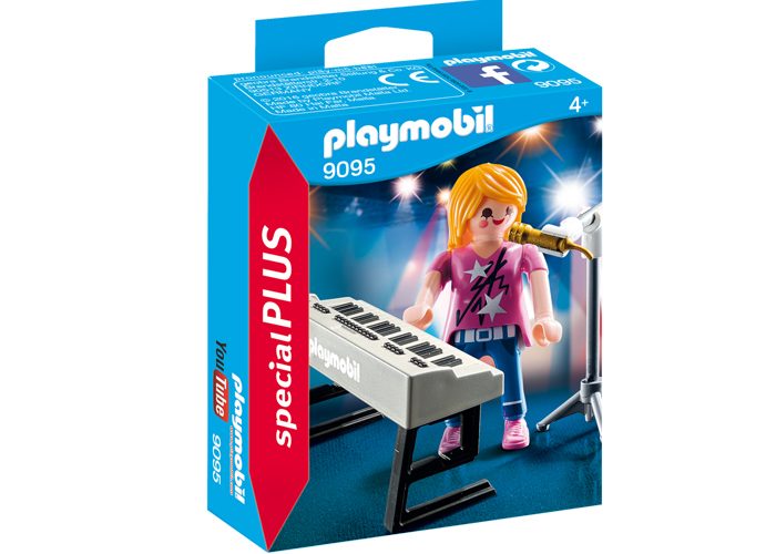 Artículo de Playmobil, Cantante de pop con teclado