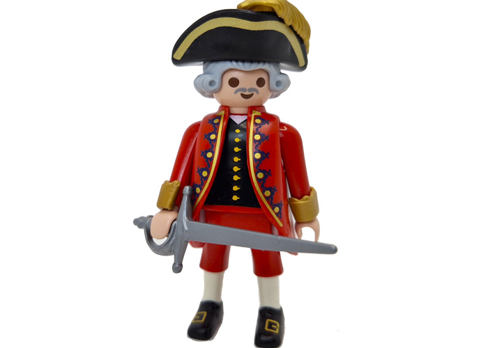 Artículo de Playmobil, Capitán Inglés Pluma dorada