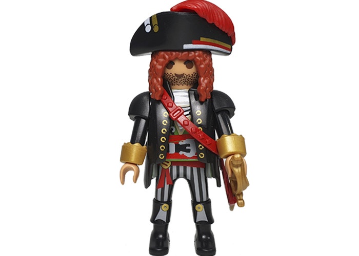 Artículo de Playmobil, Capitán Pirata Chaqueta Negra