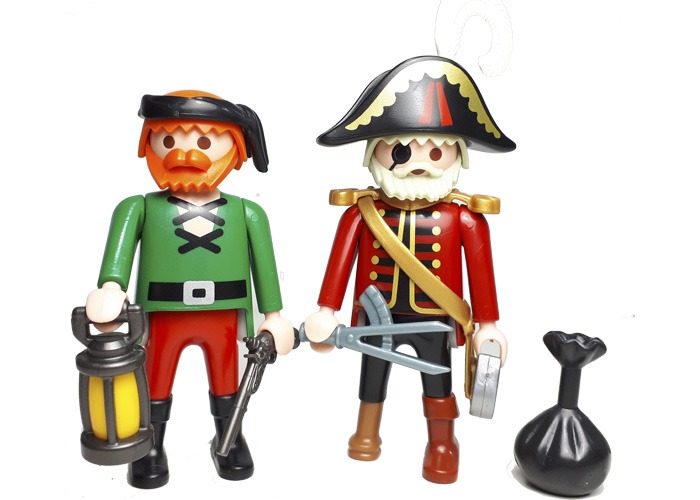 Artículo de Playmobil, Capitan y marinero Piratas