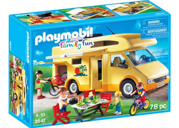 Artículo de Playmobil, Caravana de verano amarilla