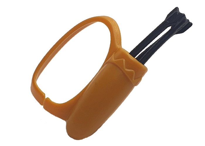 Artículo de Playmobil, Carcaj naranja + flechas negras