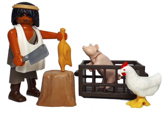 Artículo de Playmobil, Carnicero de Belen