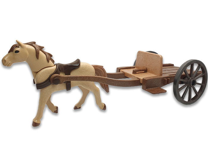 Artículo de Playmobil, Carro de carga con caballo v2