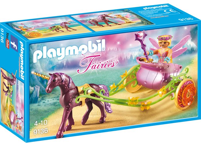 Artículo de Playmobil, Carro de hadas con unicornio