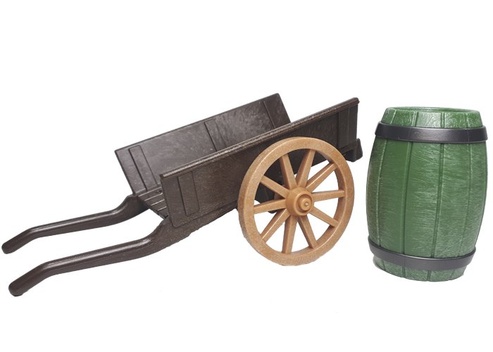 Artículo de Playmobil, Carro pequeño con barril