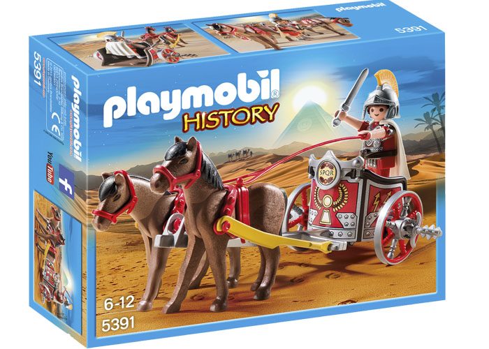 Artículo de Playmobil, carro romano