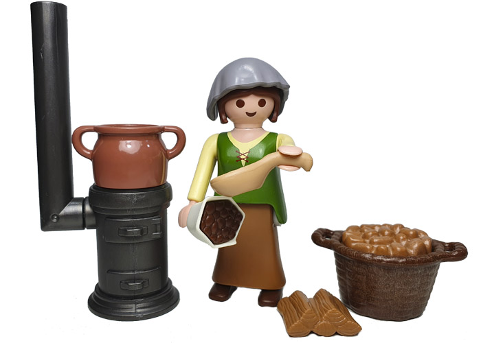 Artículo de Playmobil, Castañera de Belén con castañas
