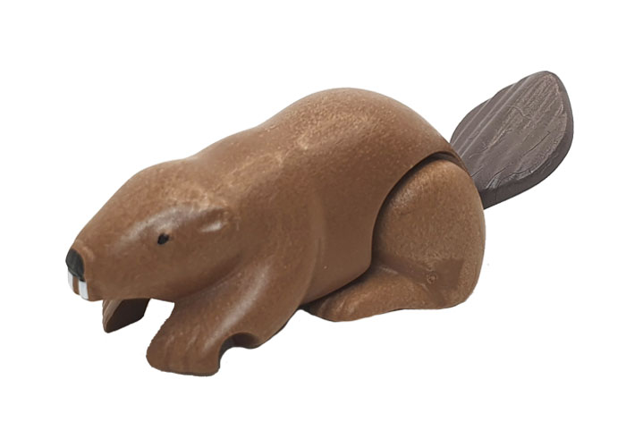 Artículo de Playmobil, Castor adulto marrón