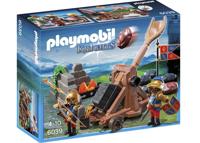 Artículo de Playmobil, Catapulta MedievalCaballeros del León