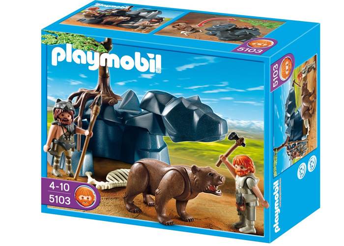 Artículo de Playmobil, Cavernícolas con oso