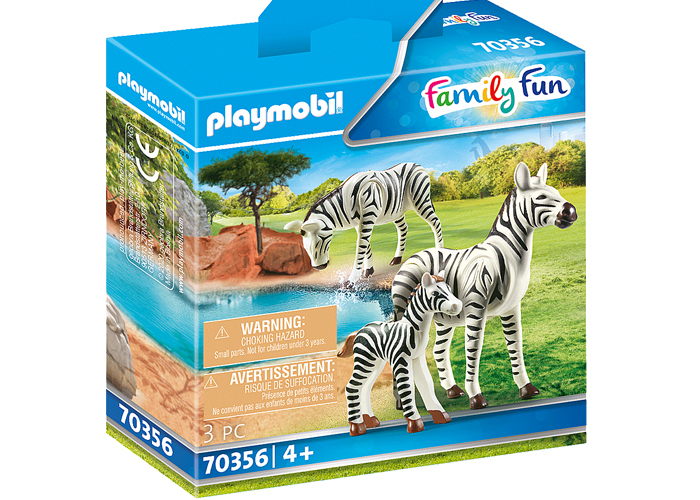 Artículo de Playmobil, Cebras con bebé