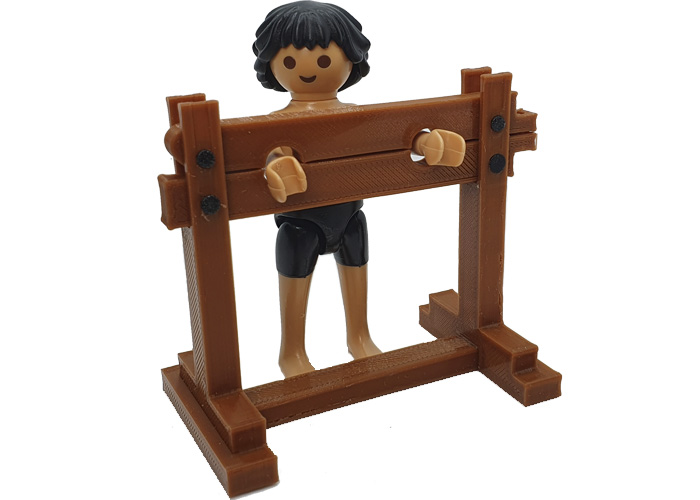 Artículo de Playmobil, Cepo para prisionero 3D