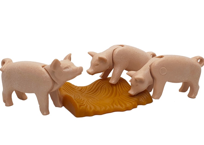 Artículo de Playmobil, Cerditos Comiendo