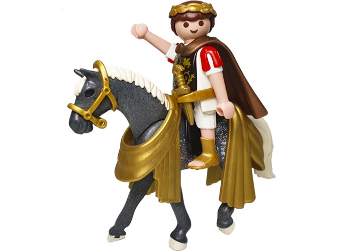 Artículo de Playmobil, Cesar Augusto a Caballo